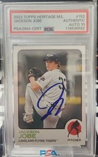 2022 Topps Heritage Minor League Edition - Jackson Jobe-RC-PSA 10!