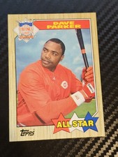 1987 Topps - All-Star Dave Parker #600 Cincinnati Reds 