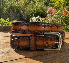 Men s belts Full Grain Genuine Leather Casual Wester Jeans Belts Men cinturon