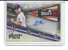 2025 BOWMAN CHROME DRAFT GAVEN FIEN RC AUTO DRAFT NIGHT AUTOGRAPH # 97/99