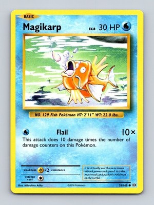 TCG Pokemon Karte Magikarp EVO 33/108 Eng Mitsuhiro Arita Evolutions