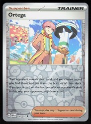 Ortega 190/197 Obsidian Flames Reverse Holo