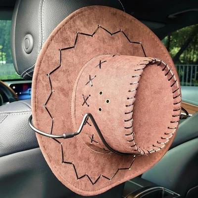 IDEFAIR Cowboy Hat Rack Holder for Truck Car Hat Stand for Travel - Keep Hat in Shape, V