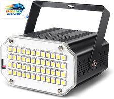 Led Strobe Light,48Pcs White Led Flashing Light,Flashbulb,Stroboflash,Stroboscop