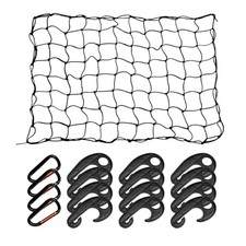 Cargo Net for Pickup Truck Bed, 4' x 3' Stretches to 7' x 6' Cargo Netting