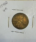 1944-D Lincoln Wheat Penny Circulated Ungraded