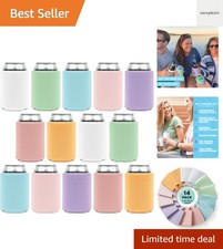 Customizable Blank Beer Koozies 14-Pack - Soft  Insulated for All Occasions