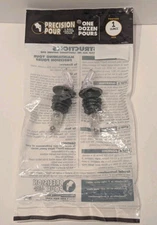 Measured 1 oz Liquor Bottle Pour Spout - 3-Ball Precision Pour - 2 Pack - New