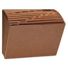 Universal Office Products 13930 Leather-like Expanding File