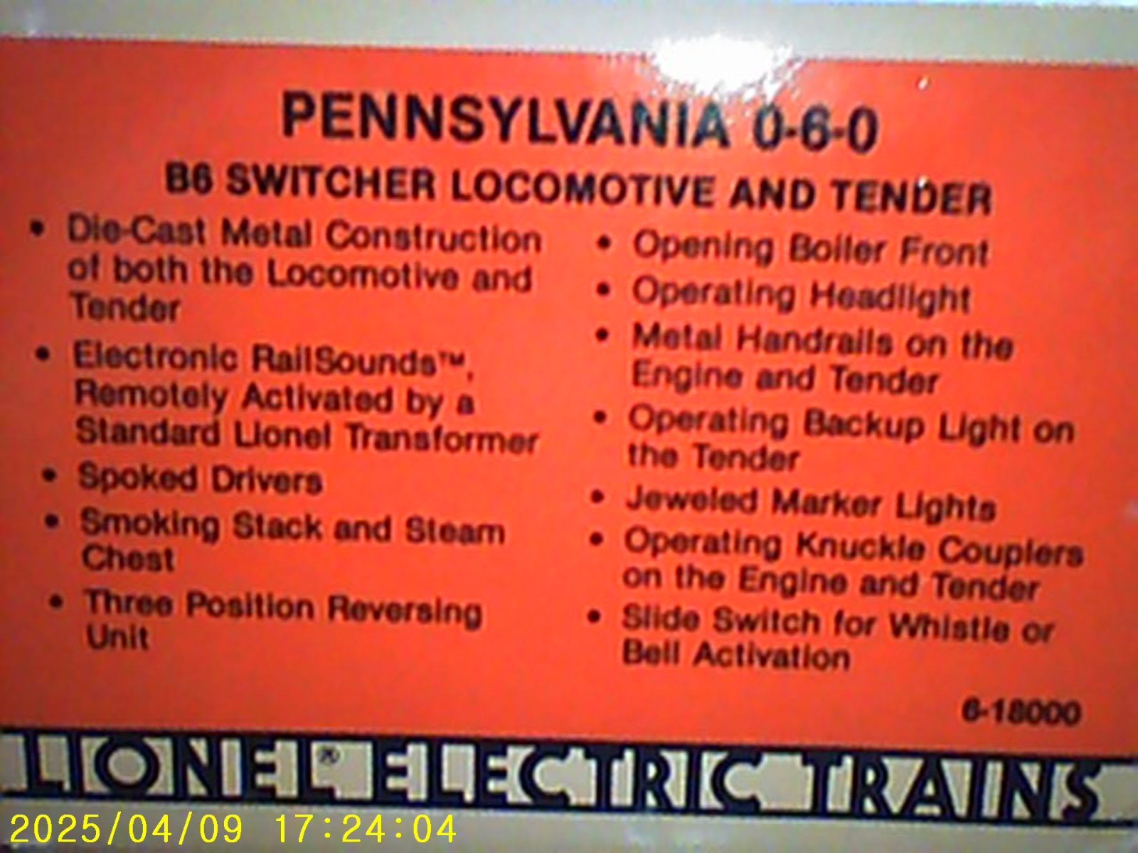 Click here to see eBay Auction