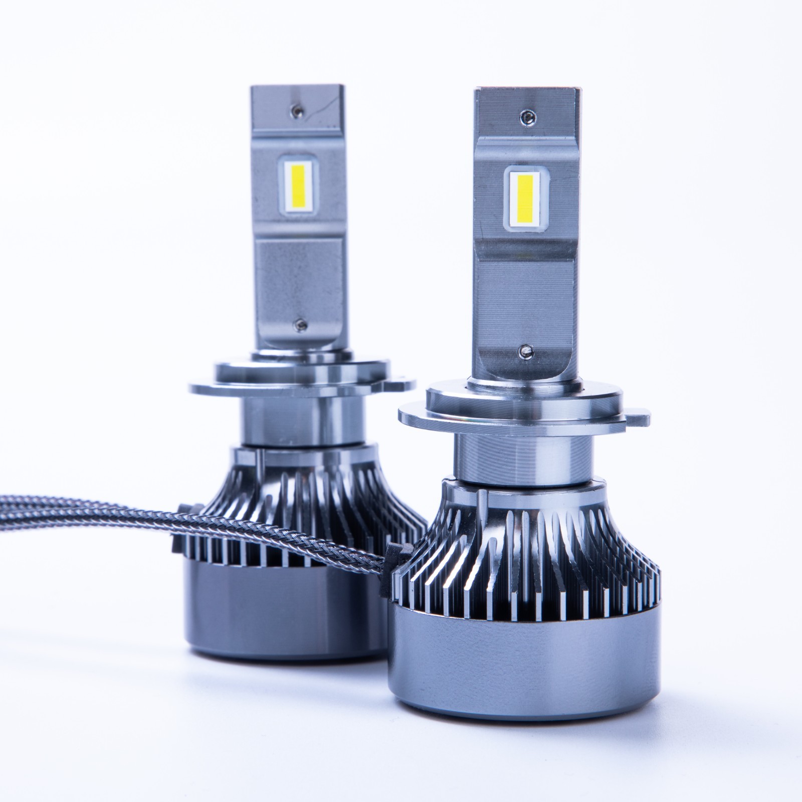 Lampade Lampadine LED H7 110W 24000LM Canbus Kit 2 Pz Fari Auto Moto Camion - Miniatura 2