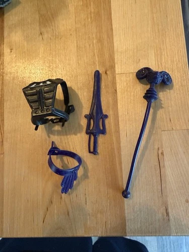 VTG Skeletor Purple Power Sword He-Man Masters of the Universe 1980's MOTU Lot