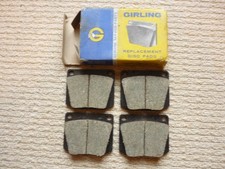 NOS GIRLING Race / Track Front Brake Pads LOT...