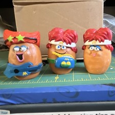 McDonald's Mcnugget buddies Happy Meal Toy Figures Lot of seven w/ Accessories
