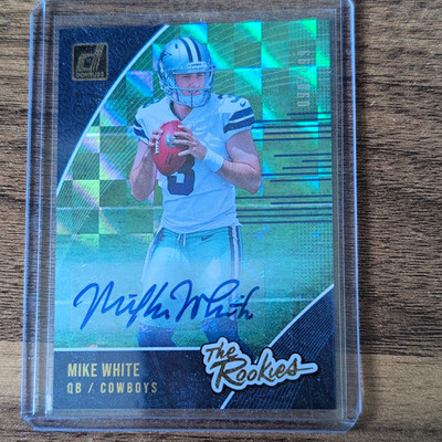 Panini Donruss 2018 The Rookies Mike White Cowboys Rookie Auto R-35 /499