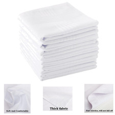 Soft Cotton Handkerchiefs 4 Pack Fade Resistant For Men Easy Carry