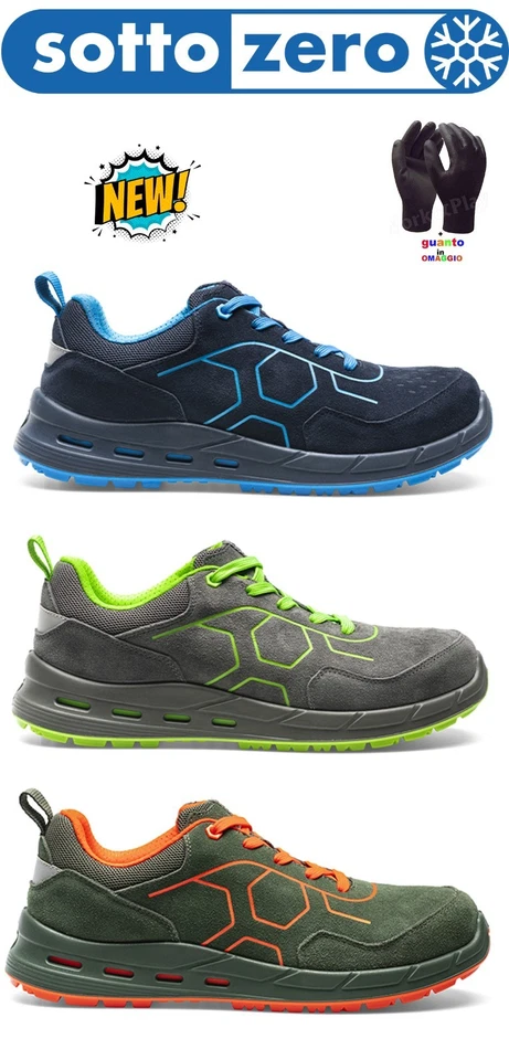 Scarpa antinfortunistica nuova Sottozero Norad S1PS ESD Pelle Scamosciata SC - Immagine 4 di 4