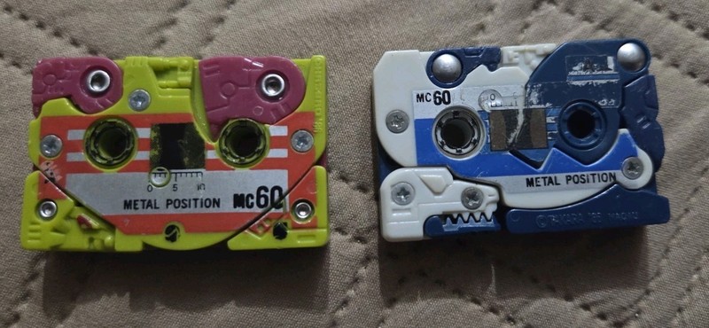 Vintage G1 Transformers Slugfest & Overkill Takara 1986 Decepticon Tapes