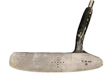 Spalding T.P. Mills 8 Blade Putter Steel 35" RH Shaft Label And Original Grip