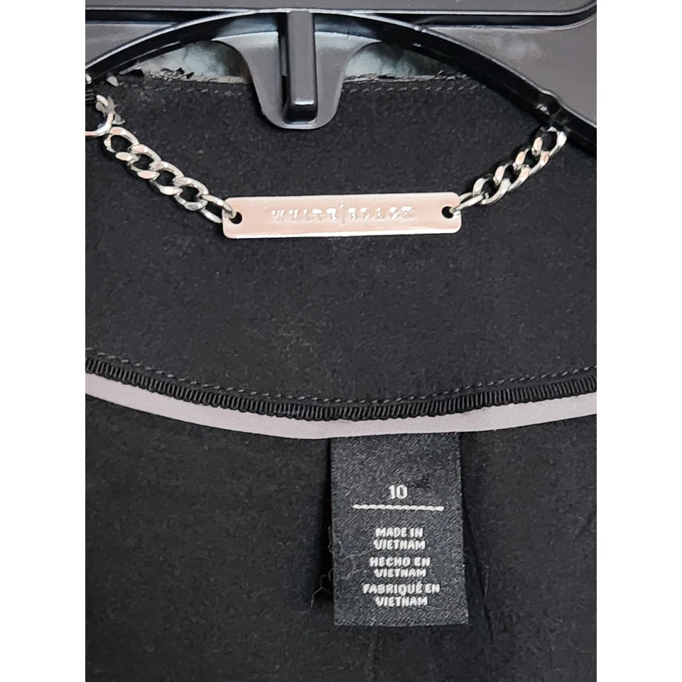 Blazer a rayas de mezcla de lana White House Black Market 10 Foto 3 de 4