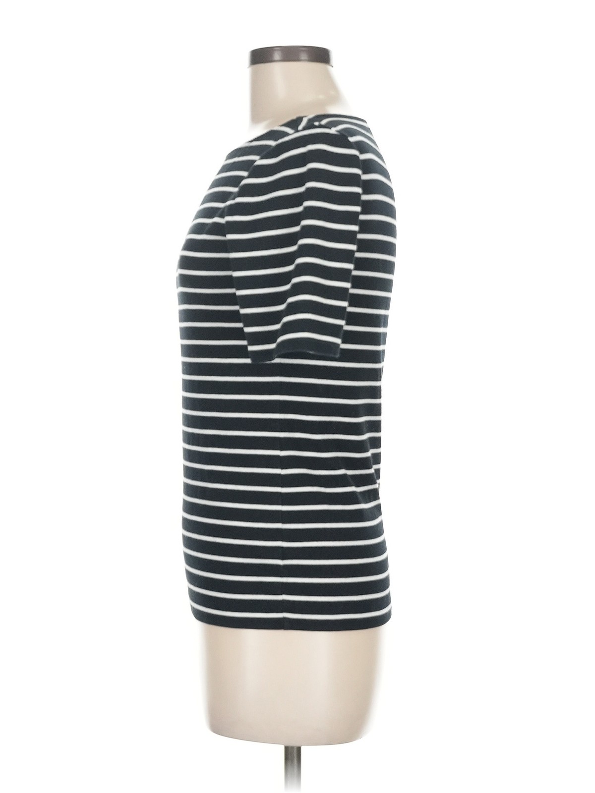 Lauren by Ralph Lauren Women Black Short Sleeve T-Shirt M thumbnail 4