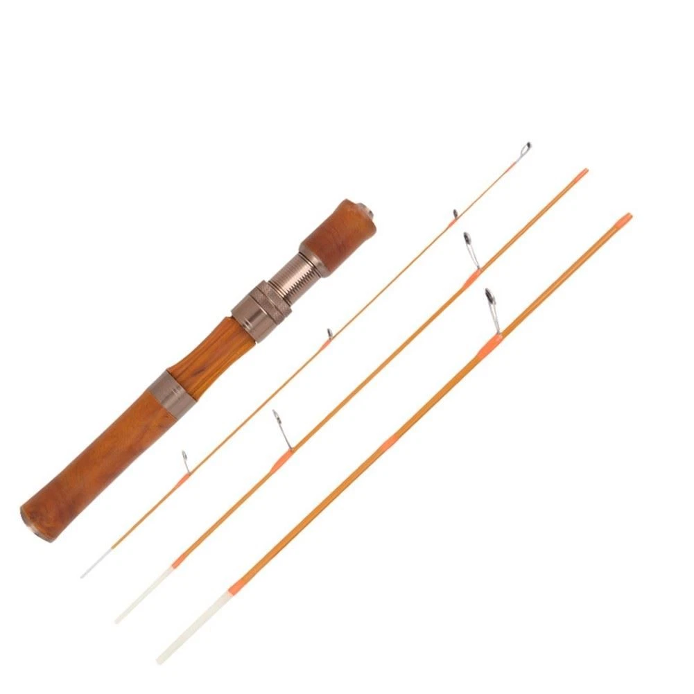 Ultralight Fishing Rod Carbon Fiber Lure Pole Bait 159G Line Wood Handle