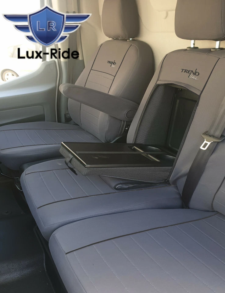 FORD TRANSIT CUSTOM 2015 - 2023 TAILORED FABRIC FRONT SEAT COVERS - Image 3 of 4