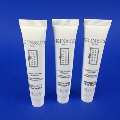 Skin & Co Roma Firming Botanical Skin Midnight Dew Mask 0.67 oz (Lot of 3)