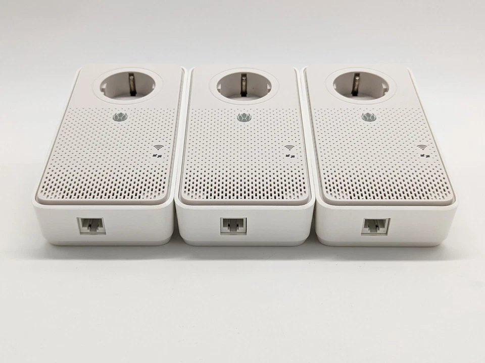 Powerline Starter 3er Set✅KIT PLC 1.000 MBit/s LAN ✅1.200 MBit/s D-LAN WIFI WLAN - Bild 3 von 4