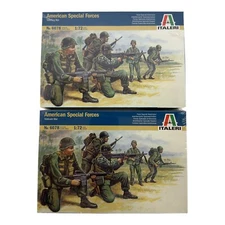 Lot Of 2 Italeri #6078 American Special Forces Figures 1:72 Scale - New & Sealed