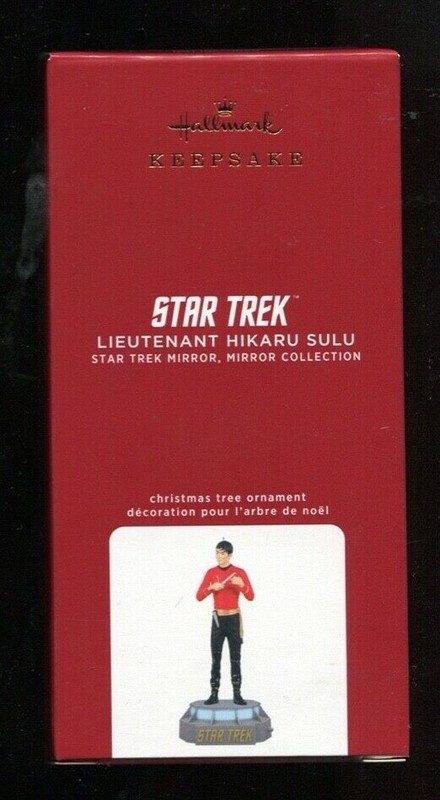 2020 Hallmark Ornament - LIEUTENANT HIKARU SULU - Star Trek Mirror Mirror - NIB
