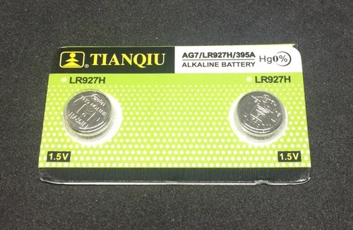 2 Pack AG7 399B V395 D395 SR927SW D399 GR927 LR927 WATCH COIN CELL BATTERY Hg0%  - product listing photo