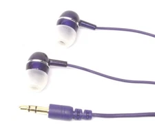 Original Rocketfish RF-MEP3PR Earbud Purple Headphones for MP3 iPod CD Player