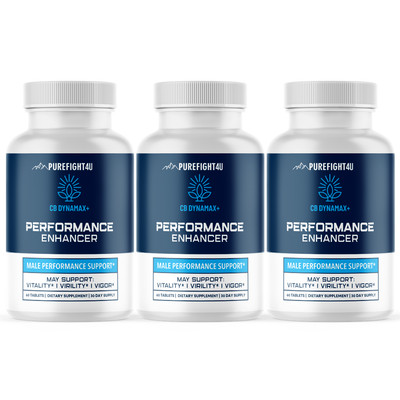CB Dynamax+ Performance Enhancer Support for Ultimate Vigor & Strength 3 Bottles