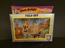 RARE Black Knight Battle Figures Field Set 1996 Vintage Manley 82-455 Medieval