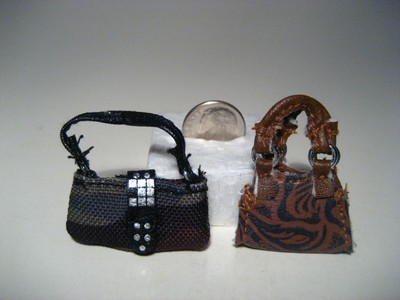 dollhouse miniature handbags