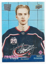 Matiss Kivlenieks Blue Jackets 2020-21 Upper Deck Extended Rookie Class #RC-8