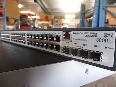 3com Baseline Plus 3CRBSG5293 Switch 2952 48x 10/100/1000Mbps Gigabit Network