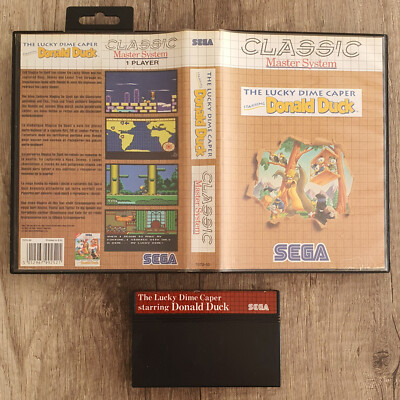 Sega Master System   The Lucky Dime Caper starring Donald Duck   Modul & OVP