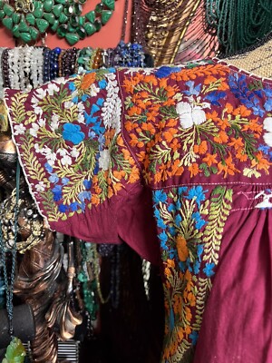 burgundy mexican dress Women's Mexican Dress Traditional