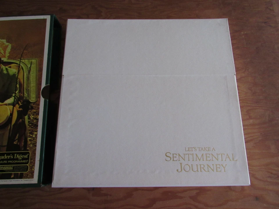 Reader's Digest's Let's Take A Sentimental Journey 9 Record Set + Book & Wheel - Image 2 of 4
