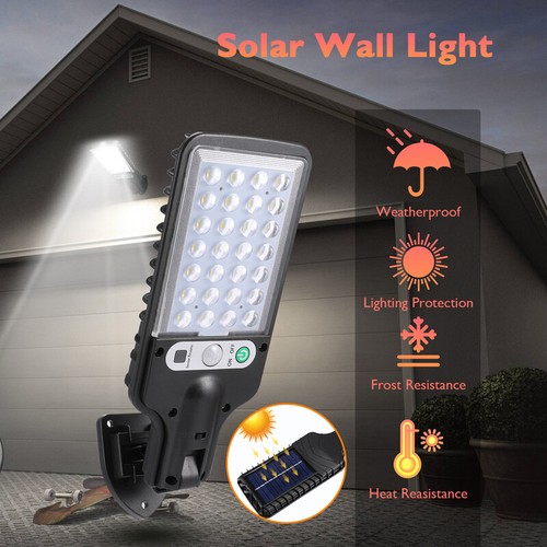 1200000lm LED Solar Street Light Security Flood Lamp Motion Sensor Outdoor Wall - Picture 62 of 72