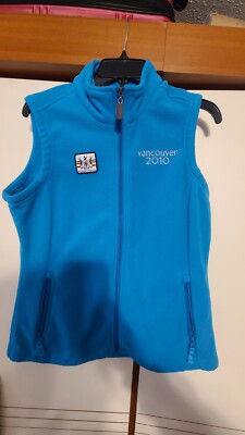 HUDSON BAY SKI VANCOUVER CANADA 2010 WINTER OLYMPICS SLEEVELESS JACKET WOMEN L