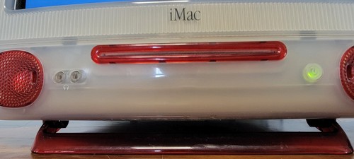 RARE VTG Apple iMac G3 m5521 Ruby Red Computer - Photo 2/9