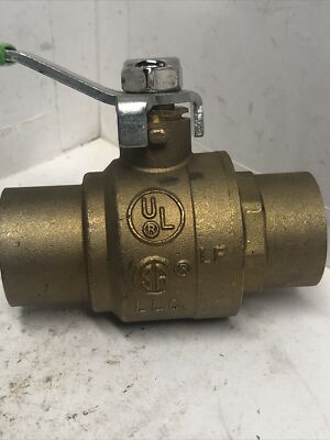 1 1/4'' Copper Ball Valve-Sweat Ball Valve-1.25'' Full Port Lead Free BOSTON VALVE