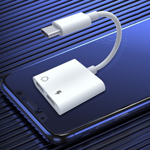 High Reliable 2in1 Dual AUX Cable for Samsung Galaxy Tab S6 SM-T860N T867V T867U - 第 1/1 張圖片