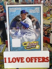 51/75 2008 CHAD BILLINGSLEY AUTOGRAPH JERSEY CARD UD HEROES DODGERS CSTORE RARE