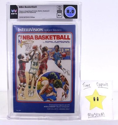 NBA Basketball Atari Intellivision 1980 New Factory Sealed WATA VGA Grade 8.0 A+