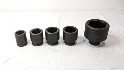 PROTO 5 Piece Socket Set J73104 INCOMPLETE