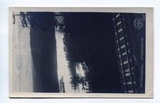 Postcard Norway Tryvandsbanen Aftenstemining Railway Eneret Christania